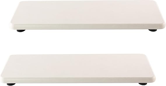 NiuYichee 2Pcs Stone Soap Trays Water Absorbing Diatomite Coaster