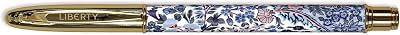 Liberty Tanjore Gardens Boxed Pen from Galison - Includes One Black Ink Ballpoint Pen and Hinged Gift Box, Fashionable Writing Pen Featuring the Famous Prints of Liberty London, Makes an Exciting Gift