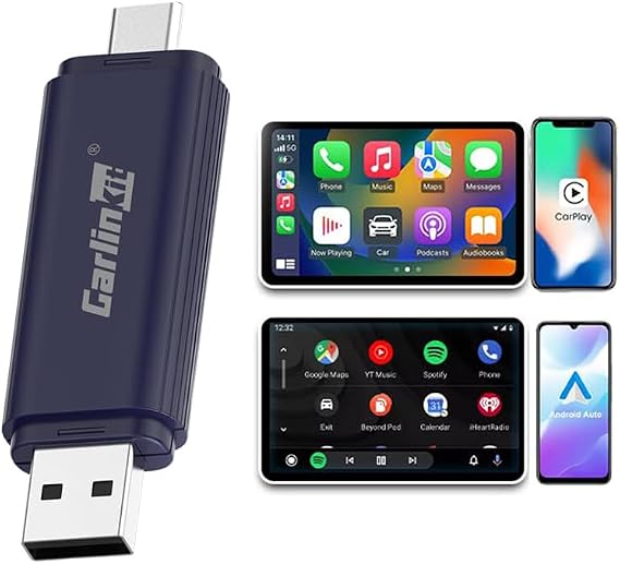 Wireless CarPlay Adapter for iPhone CarlinKit MINI SE Pro 2-in-1