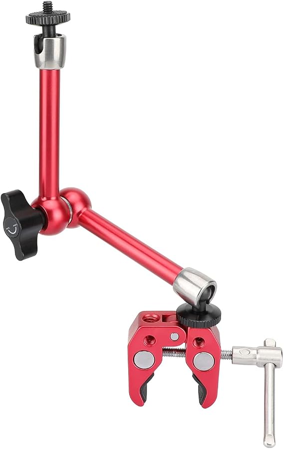 CAMVATE 10" Magic Arm with Super Crab Clamp for Monitor LED Flash Lights