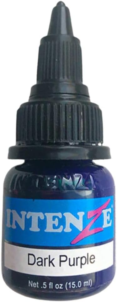 Intenze Tattoo Ink - Dark Purple - 1/2oz Bottle