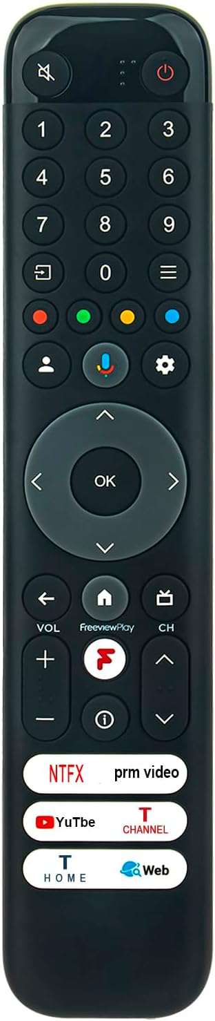 RC833 GUB2 Replace Voice Remote Control Fit for TCL C64K Series UHD TV