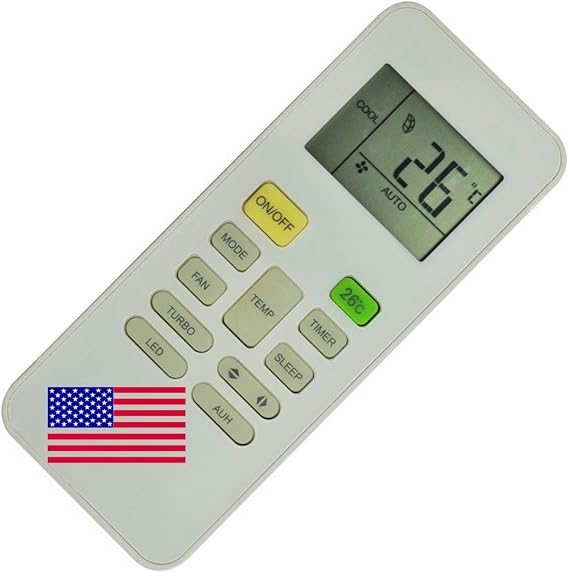 Replacement Remote Control for Carrier RG52B/BGCE MRCOOL RG52F2/BGEFU1 PAKSHOMA RG52A2/BGEF AC Air Conditioner