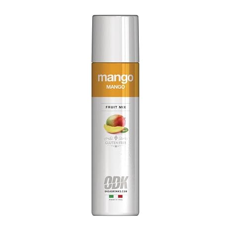 ODK Mango Puree Infused Fruit Syrup | Cocktails, Smoothies, Lassi, Cooking, Baking and Desserts, 75cl