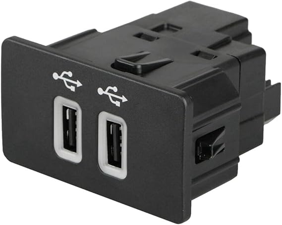 HC3Z-19A387-B Dual USB Interface Module,USB Interface Hub Module for Ford F-150 F-250 F-350 F-450 F-550 Super Duty 2017 Lincoln Carplay Sync 3 USB Interface Hub Replace HC3Z-19A387-E,HC3Z-19A387-D