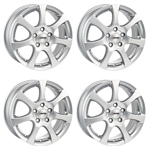 4x AUTEC alloy rims ZENIT 5.5x14 ET43 4x100 Brillantsilber compatible with MG ZR ZS