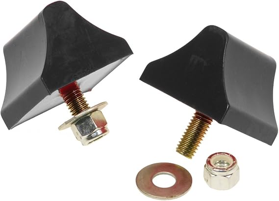 Prothane (19-1303-BL) Universal Bump Stop 1-3/8 X 2 X 2-1/4 Wedge - Black