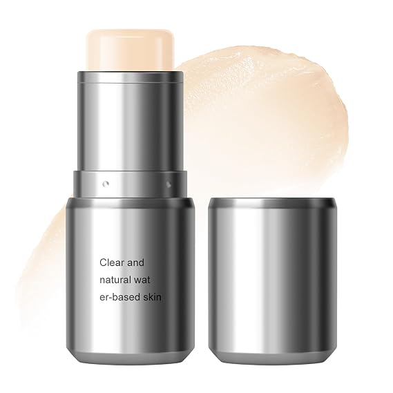 KYDA Clear Highlighter Stick, Sheer Dewy Glow Face Highlighter, Radiance Balm for Glass Skin, Lightweight Creamy Multiuse Makeup Stick, Buildable Watercolor Makeup Balm