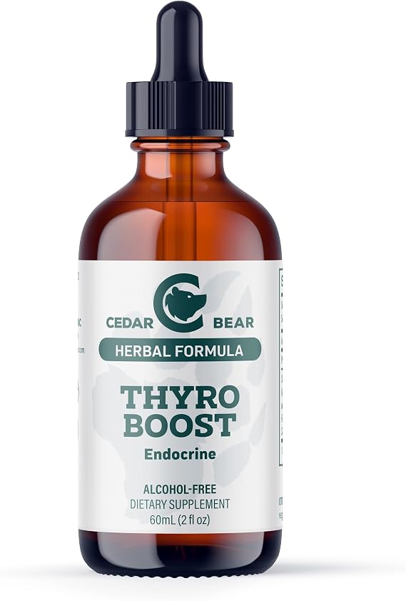 Cedar Bear Thyro Boost Liquid Herbal Supplement, 2 Fl Oz