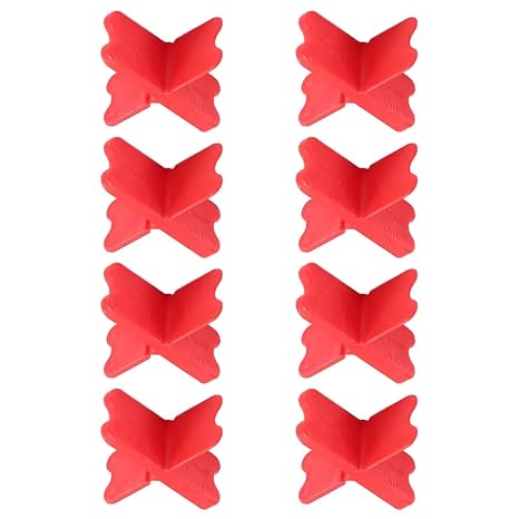 12pcs Plastic Deck Board Jig Spacers Clamp- in Set Featuring 4 Thickness