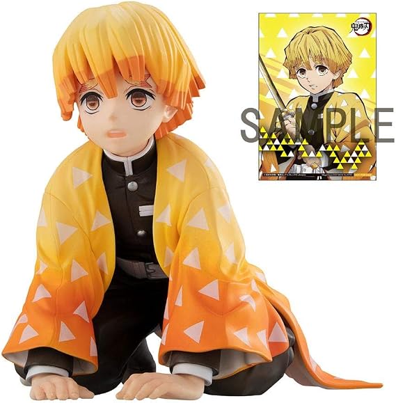 Megahouse Demon Slayer - Zenitsu - G.E.M. Series Palm Size [with Premium Gift], Multiple Colors (MH82839)