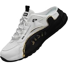 Men's Backless Trainers,Outdoor Mule Open Back Sneakers,Men's Backless Sneakers Casual Mules,Lightweight,Non Slip,Cushioning,for Leisure,Sports and Outdoor Activities Black
