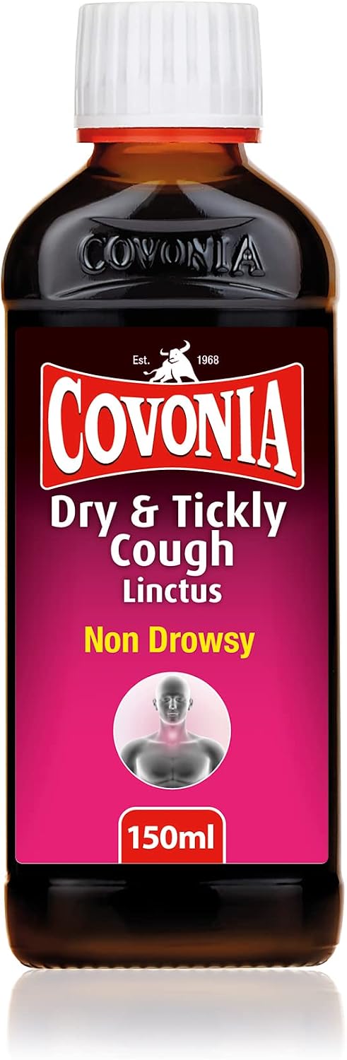 Covonia Dry & Tickly Cough Linctus Mixture Syrup, 150ml