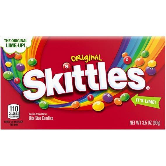Skittles Original Candy Theater Box, 3.5 ounce
