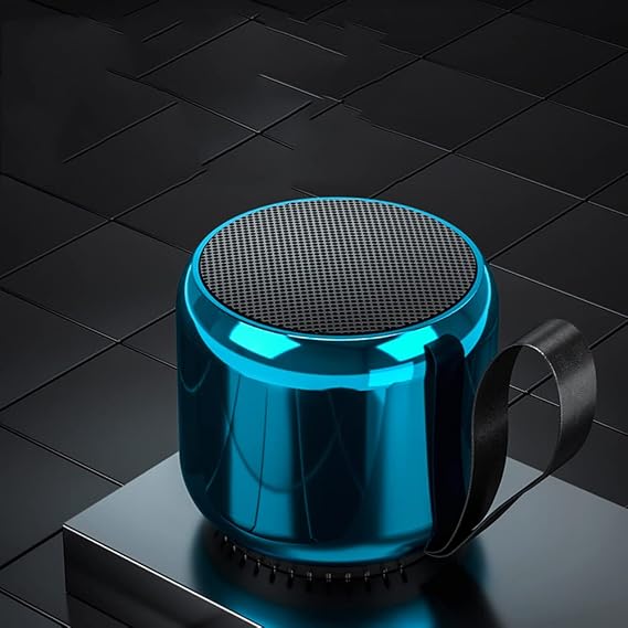 Wireless Audio Portable Bluetooth Speaker 5W Electroplated MiNi TWS Audio S8 (Blue)