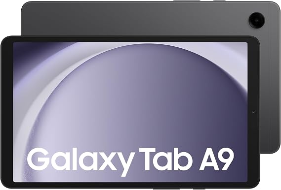 Samsung Galaxy Tab A9 Android Tablet, 64GB Storage, 4GB Ram, Large Display, Rich Sound, Graphite, (UK Version)