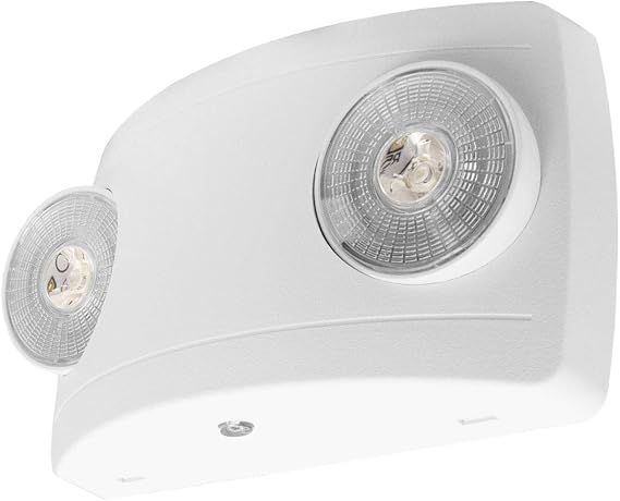 LFI Lights Compact Emergency Light, Battery Backup, UL Listed, EL-C2