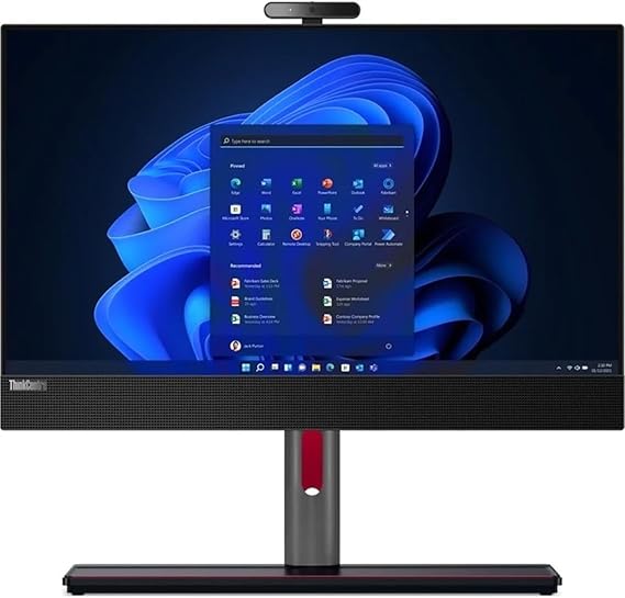Lenovo ThinkCentre M90a Gen 3 23.8" Full HD All-in-One Desktop Computer, Intel Core i5-12500 3.0GHz, 8GB RAM, 256GB SSD, Windows 11 Pro, Black