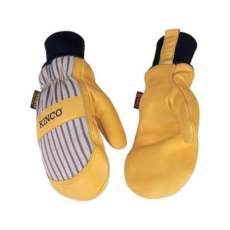 Kinco - Leather Work and Ski Mitt, Heatkeep Insulation, (1927KWT-S) (Small)