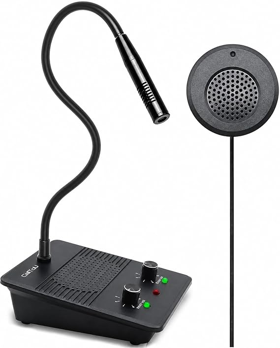 CallToU Window Speaker Intercom System for Business Glass Desk