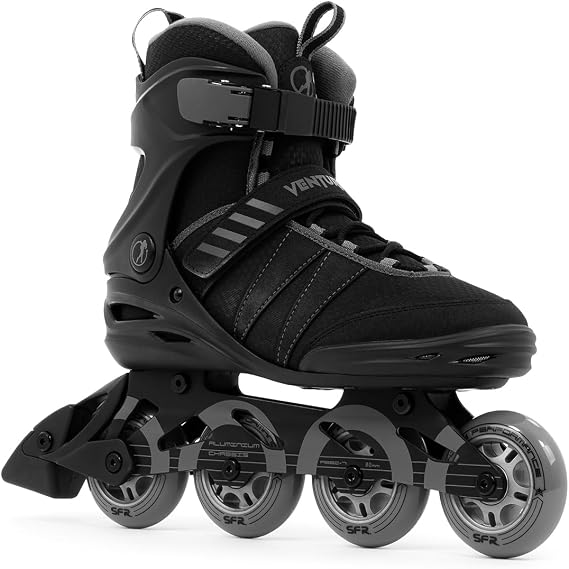 SFR Venture Pro Inline Skates, Stylish Sporty Roller Skates for Youth and Adults, Perfect for Beginner Skaters, Stable and Secure with Comfort Liner and High Cuff for Support