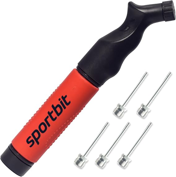 SPORTBIT Ball Pump for Sports Balls - Push & Pull Inflating System