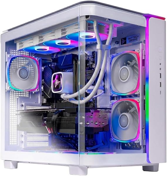 Skytech Gaming King 95 Desktop PC, Intel Ultra 7 265K 3.9 GHz(5.4 GHz Turbo), NVIDIA RTX 5080 16GB, 1TB NVMe SSD, 32GB DDR5 RAM 6000 RGB, 850W Gold ATX 3 PSU, 360mm ARGB AIO, Wi-Fi, Win 11