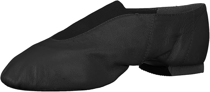 Bloch Girls Super Jazz Leather Slip-On Split Sole Jazz Dance Shoes for Kids