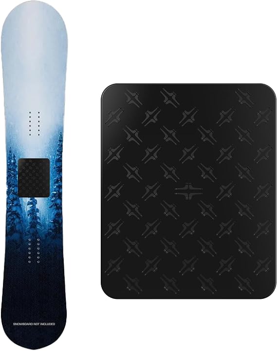 Stompgrip Premium Snowboard Stomp Pad | Pro Mat Quad Plate | Pro Collection | 3D Design