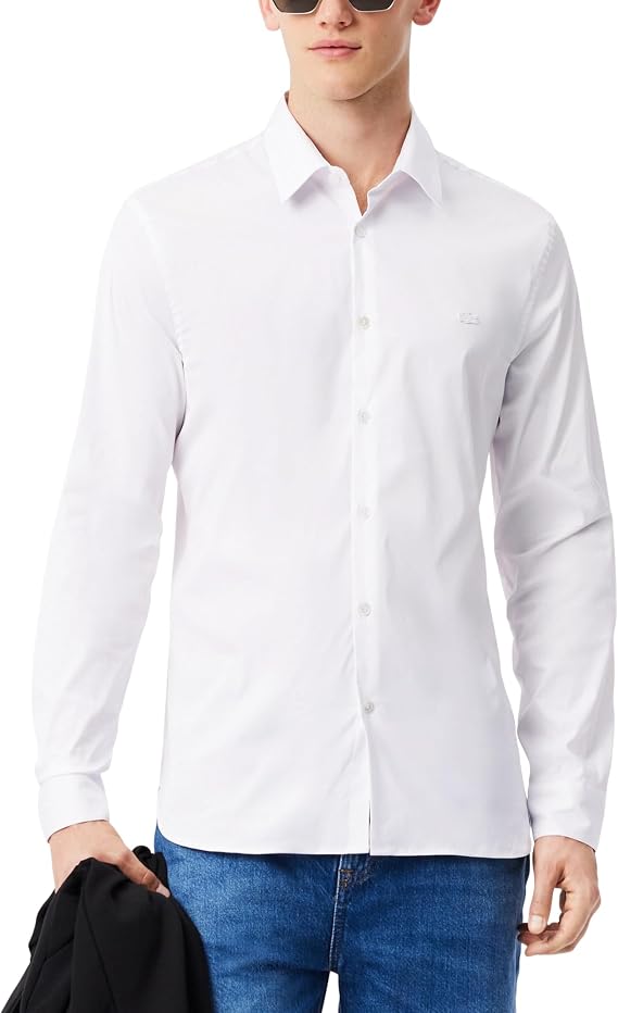 Lacoste Men's Slim Fit Stretch Poplin Shirt