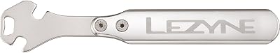 LEZYNE CNC Pedal Rod Bicycle Wrench Tool, Heavy Duty CNC Aluminum, Shop Quality, Two 15mm Openings, Bike Tool