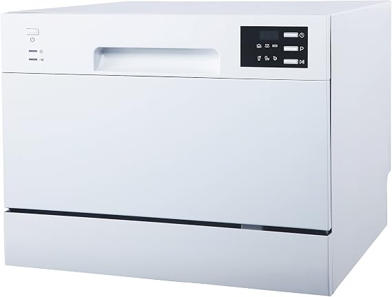 SPT SD-2225DWA Energy Star Countertop Dishwasher with Delay Start & LED White