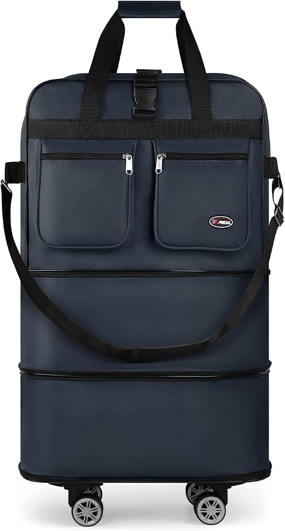 30'' Expandable Rolling Duffle Bag w/Wheels,Foldable