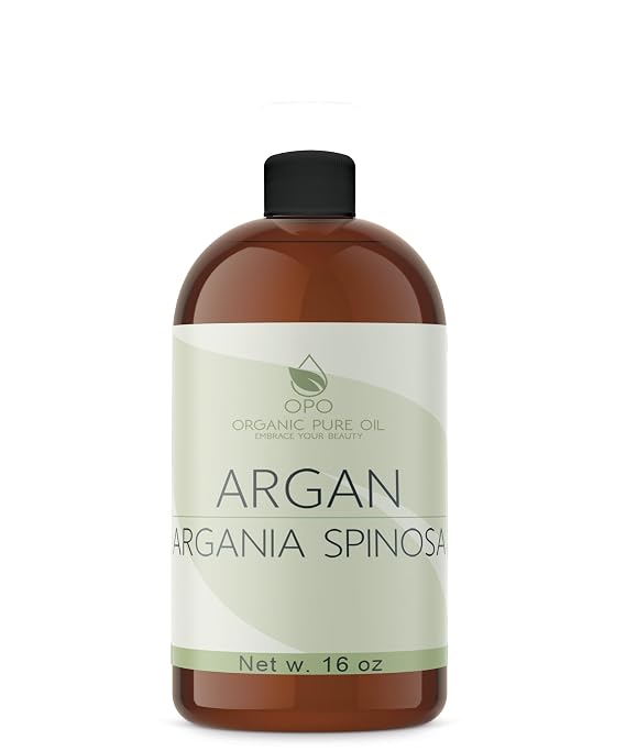 Moroccan Argan Oil - Pure & All Natural, Partially Filtered, Reduced Scent, Unscented Deodorized Argon Oil Perfect for Hair, Skin, Scalp, Body Care Moisturizer 16 OZ - Marrakesh Oil