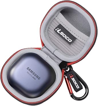 RLSOCO Carrying Case for Samsung Galaxy Buds 2 / Buds Live/Buds Pro True Wireless Bluetooth Earbud Headphones (Case Only)