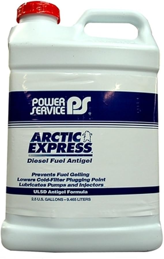 Power Service 07050-02 Arctic Express Diesel Fuel Anti-Gel, Concentrated Formula - 2.5 Gallon