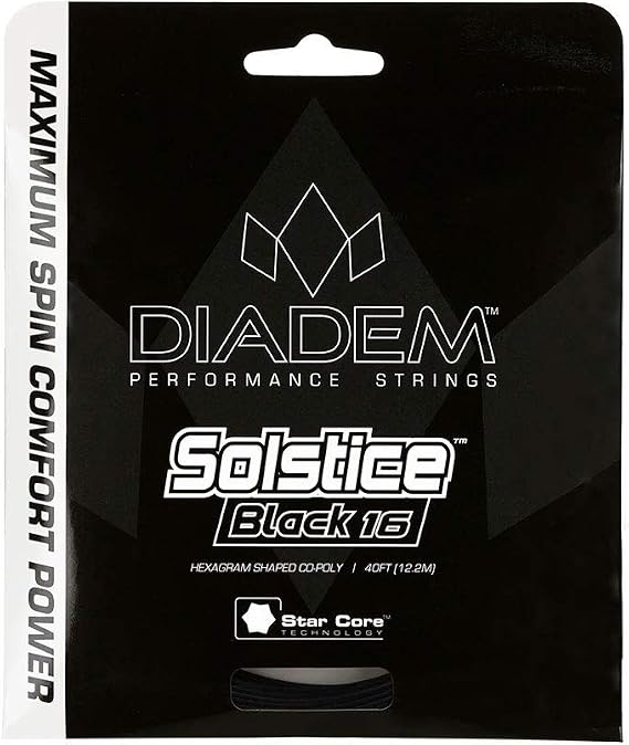 DIADEM Solstice Black (16L-1.25mm) String Set