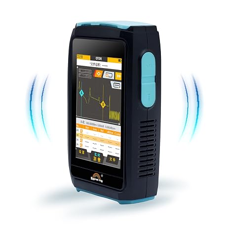 Signal fire Fiber Optic Tools OTDR Fiber Tester, 1550nm Mini OTDR Mulit-Function Tester,Optical Light Source W/Built in OPM/OLS/VFL,Test Rang 0.1-80Km Dynamic Range -50dB~26dBm