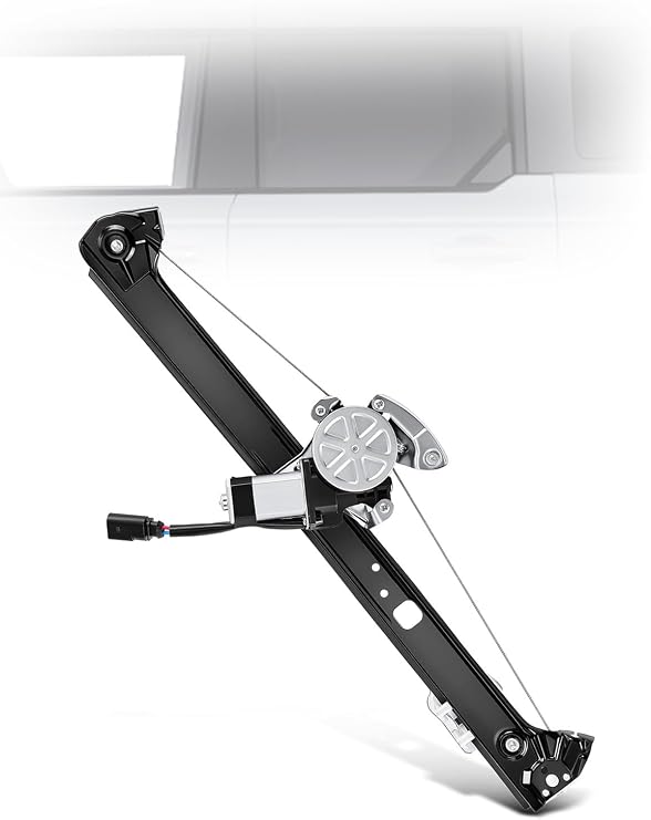 YHTAUTO Rear Driver Side Power Window Regulator w/Motor for BMW E53