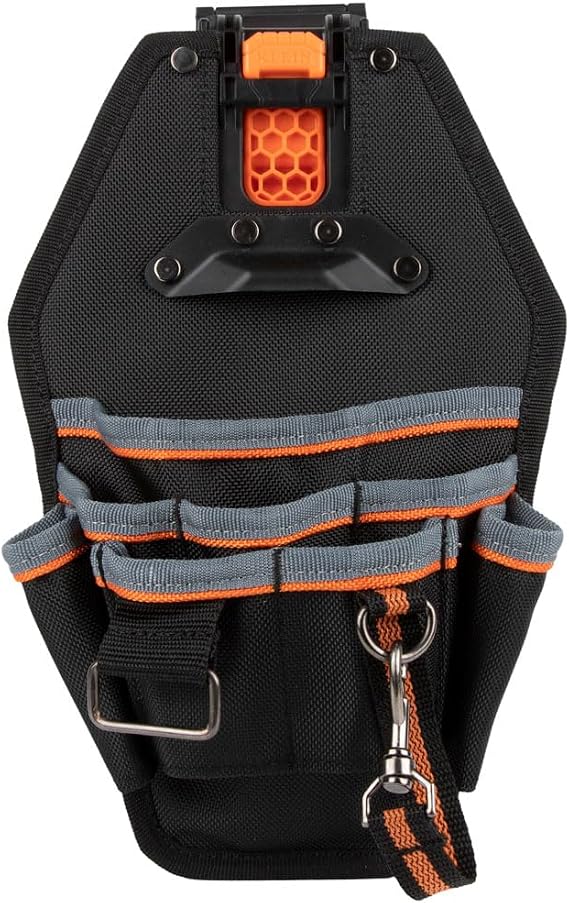Klein Tools MODbox Open Tool Pouch, Electrician Pouch, Quickly Attach and Release from Tool Belts and MODBox Rail System