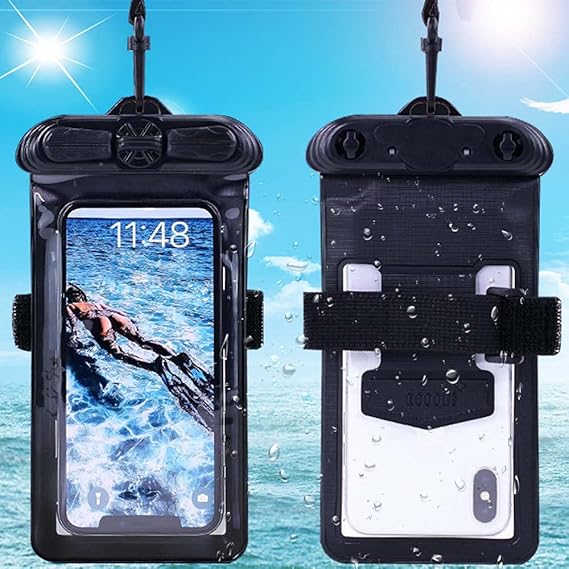 Case Cover, Compatible with Motorola Moto G 3rd Black Waterproof Pouch Dry Bag (Not Screen Protector Film)