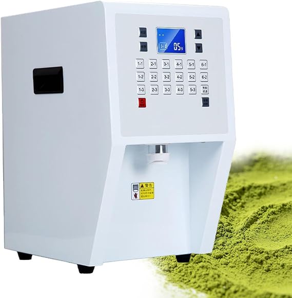 Smart Automatic Beverage Powder Dispensing Machine, Stainless Steel Quantitative Filling Instrument with Memory Function, for Coffee, Cocoa and Powdered Sugar 220V