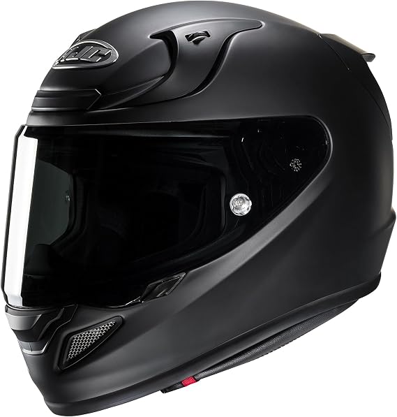 HJC RPHA 12N Solid Natural Motorcycle Helmet, DOT Approved (Matte Black, Medium)