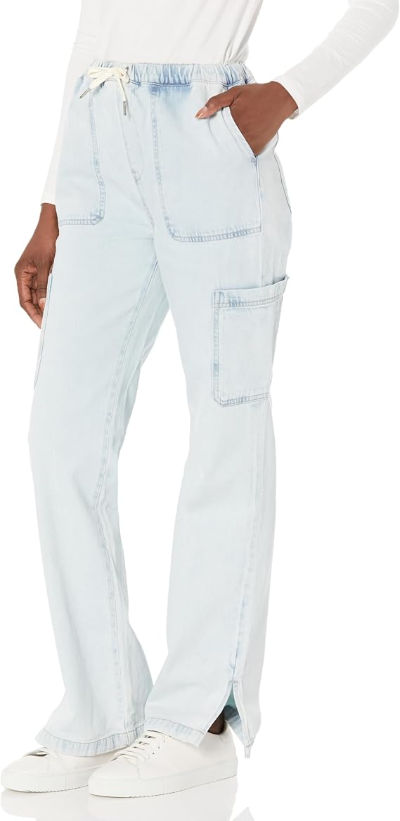 HUDSON Womens Drawstring Cargo Straight