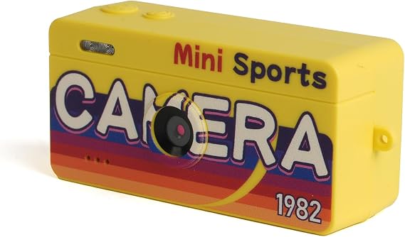 Pikas Joyplus Mini Anahtarlık Dijital Fotoğraf Makinesi Retro Filtreli Mini Video Kamera M9 (Sarı)