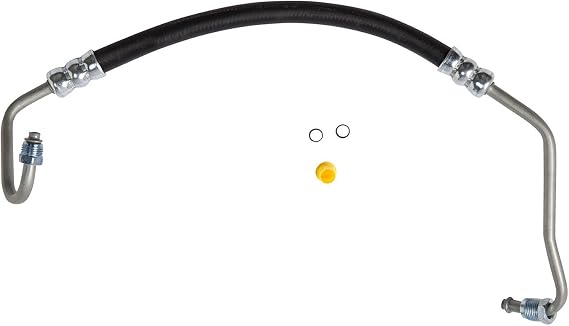 Edelmann 71088 Power Steering Pressure Hose: Replacement for - 1988-80 GM Blazer, Jimmy, C&K Series, Suburban, Black