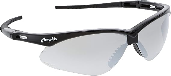 MCR Safety MP117 (Mp1) Glasses, Silver Mirror Lens, 1-Pair