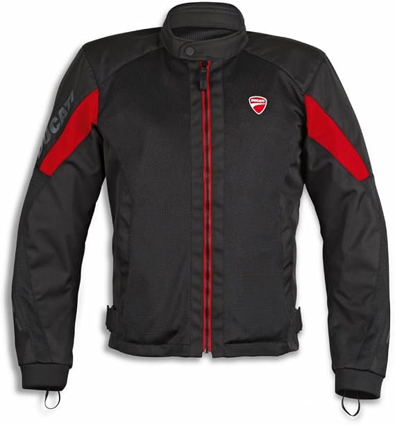 Ducati Flow C5 Fabric Jacket Large, Black, Red