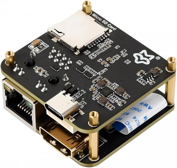 Luckfox PicoKVM Lightweight IP KVM Remote Management Tool, Supports 1920 1080@60fps HDMI Video Input and HID Signal Output for Device Control (Basic Kit,1 Piece)