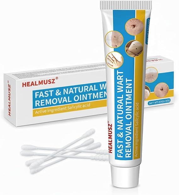HEALMUSZ Wart Remover Cream,17% Salicylic Acid Fast-Acting to Remove HPV Warts and Common, Flat, Plantar Warts.(NDC:84010-092-01)